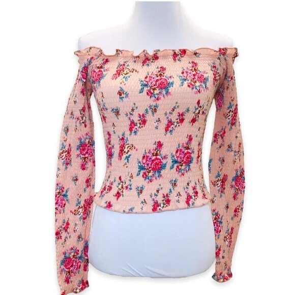 Floral Smocked Off-The Shoulder Top | Medium - Picture 2 of 4